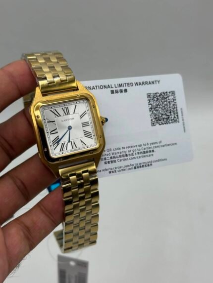 Cartier-Panthere-De-White-Dial-Gold