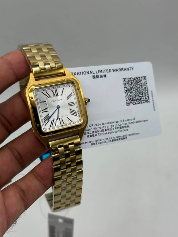 Cartier-Panthere-De-White-Dial-Gold