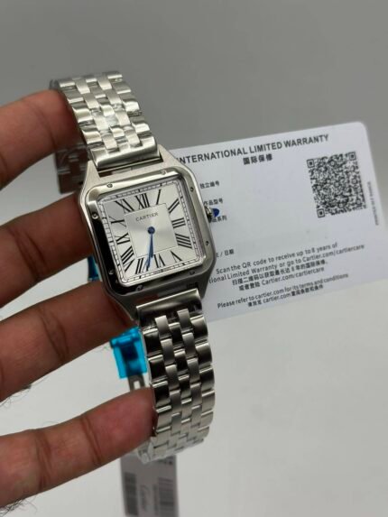 Cartier-Panthere-De-White-Dial-Silver