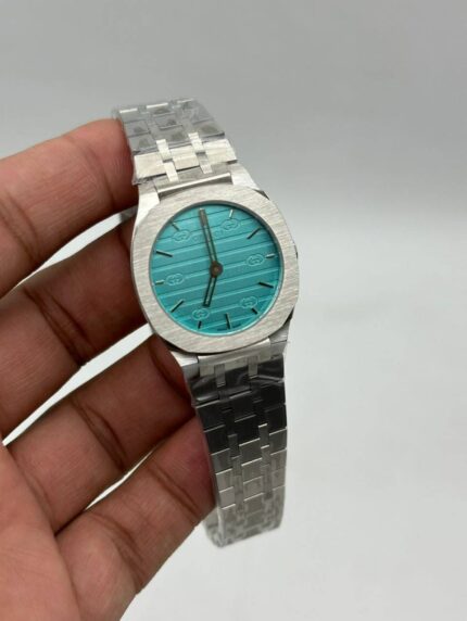 Gucci-25h-Tiffany-Dial-Silver