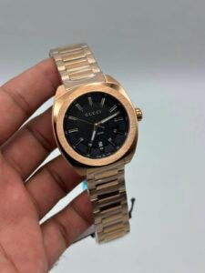 Gucci-GG2570-Black-Dial-Rose-Gold