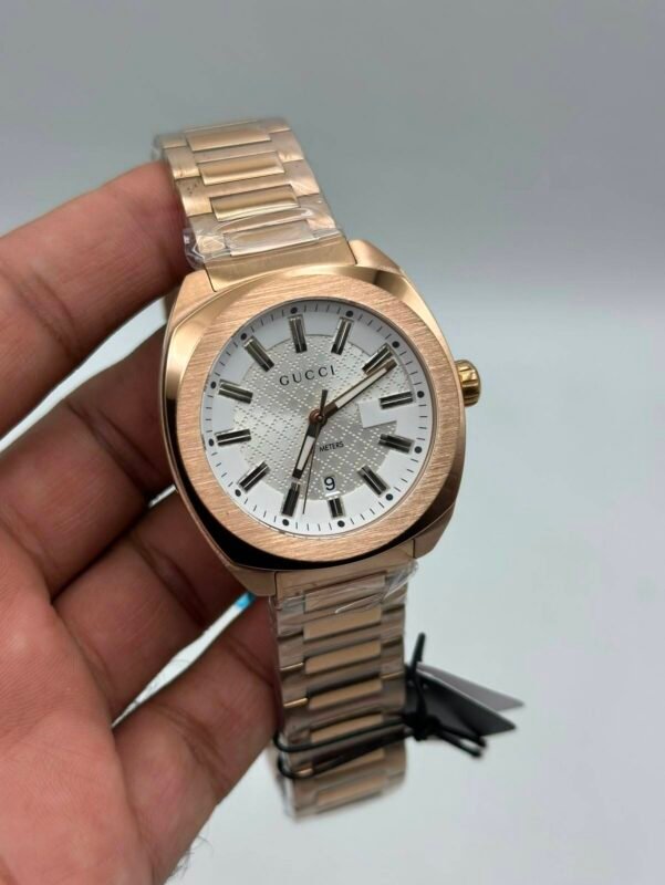 Gucci-GG2570-White-Dial-Rose-Gold