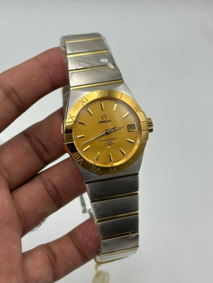 Omega-Constellation-Gold-Dial-Two-Tone