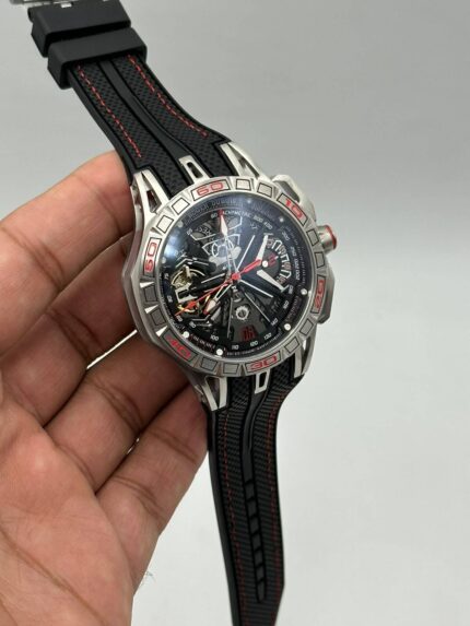 Roger-Dubuis-Excalibur-Spider-Huracán-Silver-Bazel