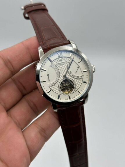 Vacheron-Constantin-Traditionnelle-Tourbillon-White-Dial-Leather-Strap