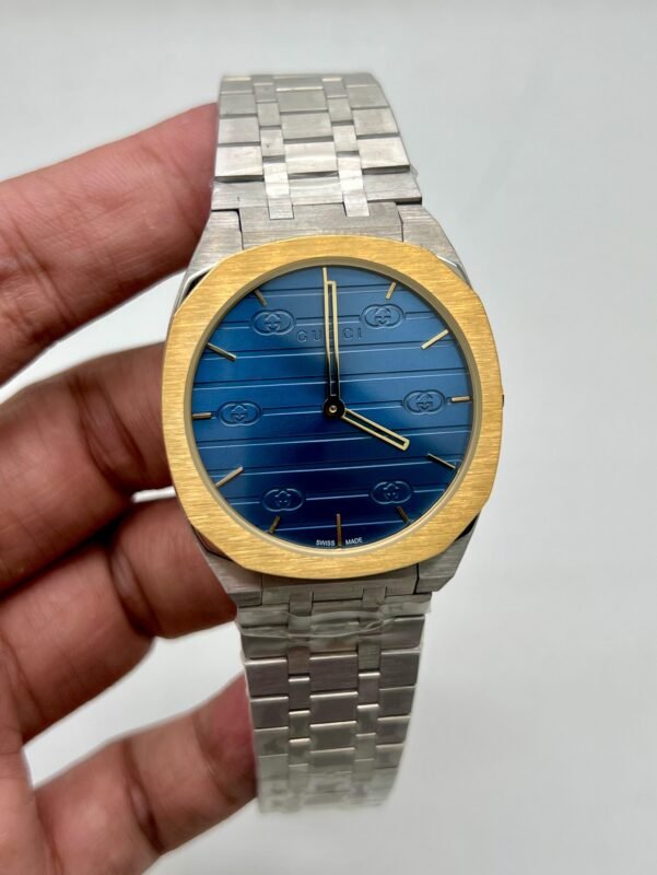 Gucci-25h-Blue-Dial-Silver