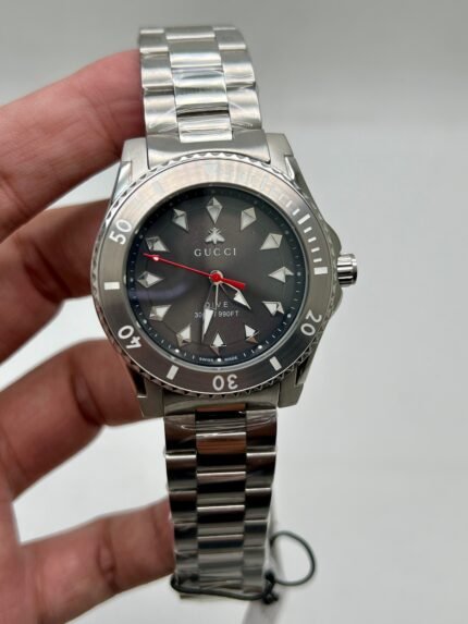 Gucci-Drive-Grey-Dial-Silver