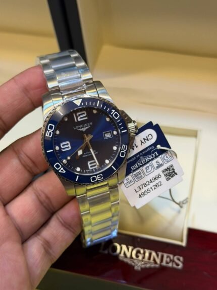 Longines-Hydr-Conquest-Automatic-Blue-Dial-Silver