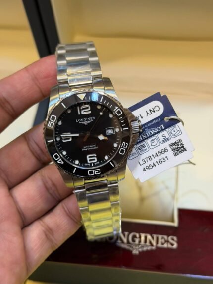 Longines-HydroConquest-Black-Dial-Silver