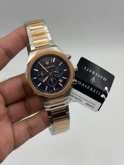 Maserati-Stile-Blue-Dial-Two-Tone-Stainless-Steel-Quartz