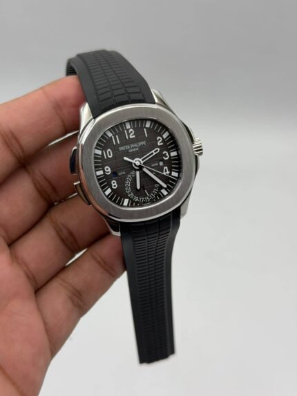 Patek-Philippe-Aquanaut-Travel-Time-5164A-001-Black-Rubber-Strap