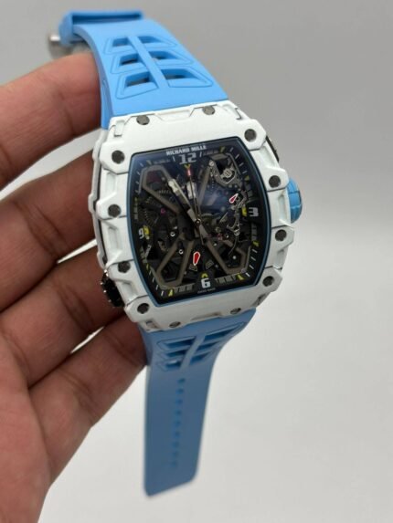 Richard-Mille-RM 35-03-Automatic-Winding-Rafael-Nadal-Black-Dial-Rubber-Strap