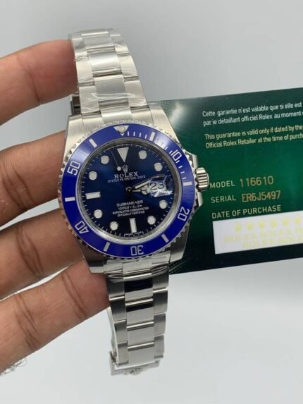 Rolex-Submariner-Blue-Dial-Silver