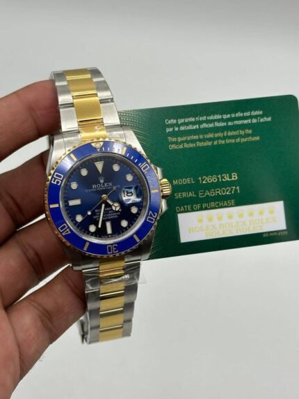 Rolex-Submariner-Blue-Dial-Two-Tone