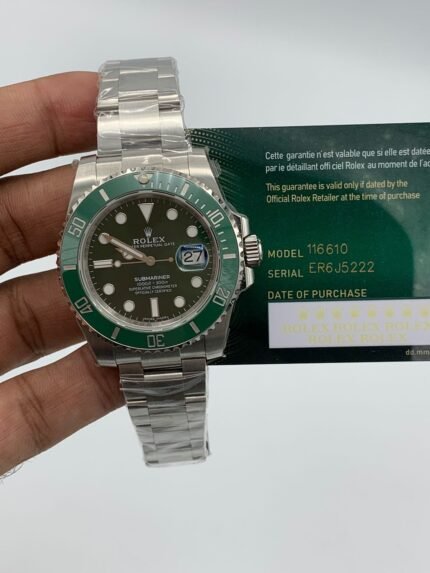 Rolex-Submariner-Green-Dial-Silver