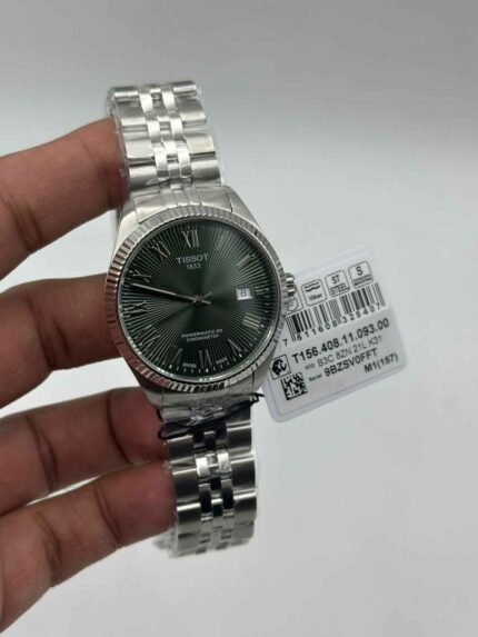 Tissot-Ballade-Powermatic-80-COSC-Green-Dial-Silver