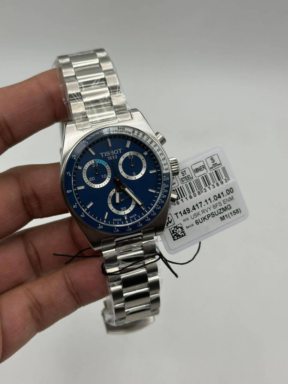 Tissot-PR516-Blue-Dial-Chronograph-Silver Tissot-PR516-Blue-Dial-Chronograph-Silver