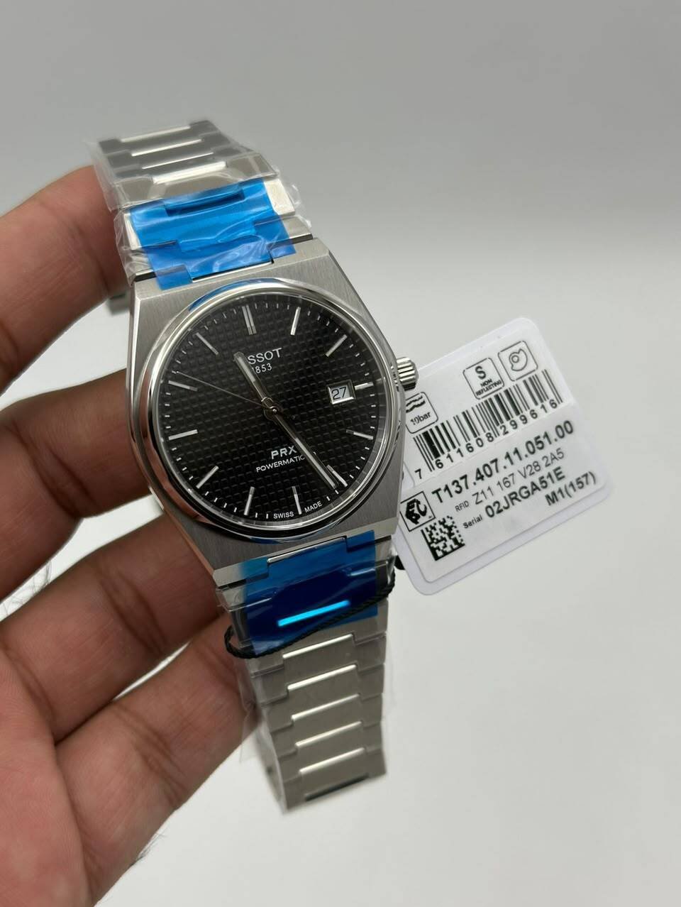 Tissot-Prx-Powermatic-80-Black-Dial-Silver Tissot-Prx-Powermatic-80-Black-Dial-Silver