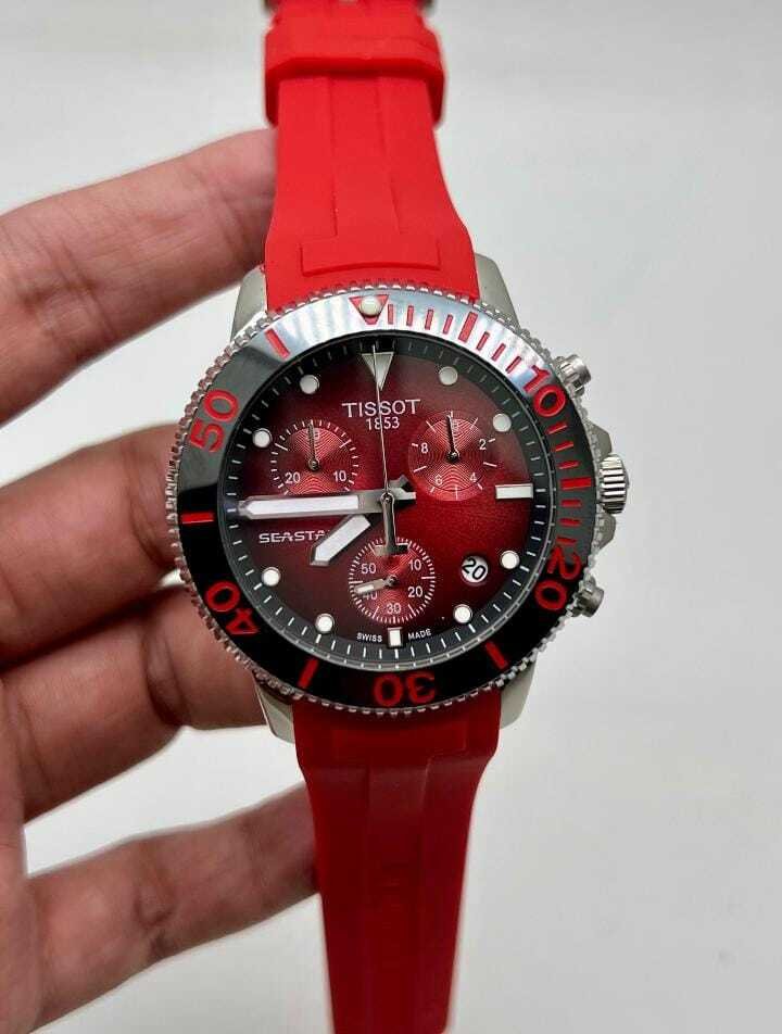 Tissot-Seastar-1000-Chronograph-Red-Dial-Rubber-Strap Tissot-Seastar-1000-Chronograph-Red-Dial-Rubber-Strap