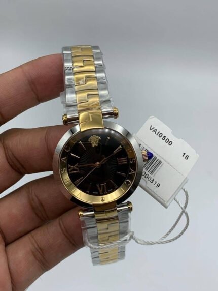 Versace-Revive-3H-Black-Dial-Two-Tone