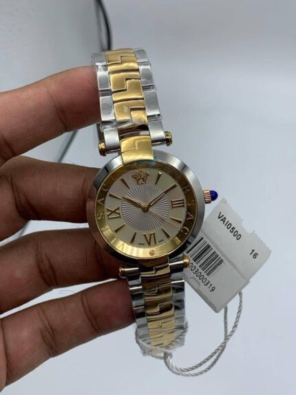 Versace-Revive-3H-White-Dial-Two-Tone